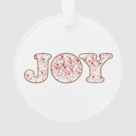Joy Acrylic Ornament (achterkant)