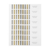 Joy and Cheer Holiday Wraparound Adresetiketten (Vel)