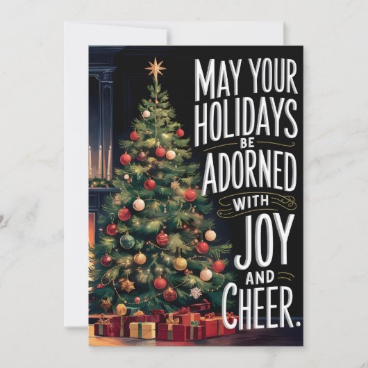 Joy and Cheer - Kaarten voor kerst (Voorkant)