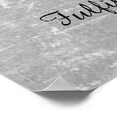 'Joy and fulfillment' gedicht poster. Poster (Hoek)