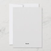 Joy and Happiness Bordeaux Photo Holiday Kaart (Achterkant)