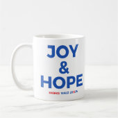 Joy and Hope - Harris Walz 2024 Koffiemok (Links)