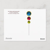 JOY AND LIVE MUSICAL SANTA XMAS PARTITY BRIEFKAART (Achterkant)