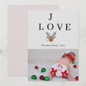 Joy and Love Crossword Vakantie Kaart (Voorkant / Achterkant)