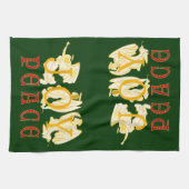 Joy and Peace Angels keukenhanddoek (Horizontaal)