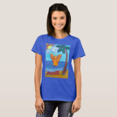 Joy and Peace Beach Angel Art Custom T-shirts (Voorkant volledig)