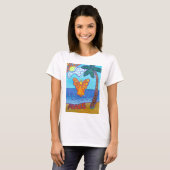 Joy and Peace Beach Angel Art Custom T-shirts (Voorkant volledig)