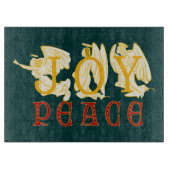 Joy and Peace Cutting Board Snijplank (Voorkant)