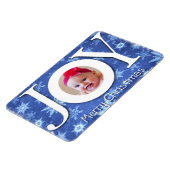 Joy and Snow Photo Premium Magnet Magneet (Linkerzijde)