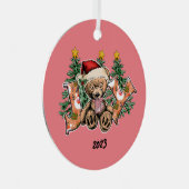 Joy Beer Christmas Metalen Ornament (Voorkant Rechts)