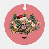 Joy Beer Christmas Metalen Ornament (Voorkant)