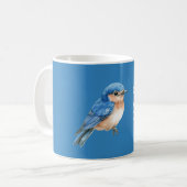 Joy Blue Bird Koffiemok (Voorkant links)