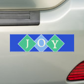 Joy Blue Bumpersticker Diamonds (Op auto)