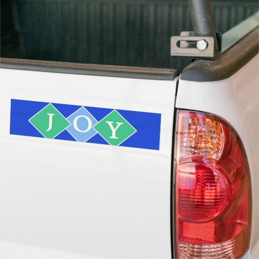 Joy Blue Bumpersticker Diamonds (Op Truck)