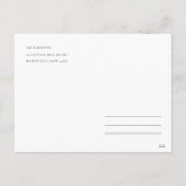 Joy Blush Groene Kerstkrans Watercolor Feestdagenkaart (Achterkant)