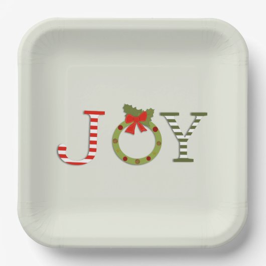 Joy - Bord kerstpapier (Voorkant)