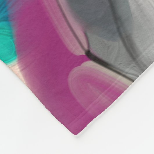 'Joy' Boston Terrier Dog Art fleece deken (Hoek)