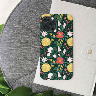 Joy Botanical Floral Festive Garden Pattern roze Case-Mate iPhone Case