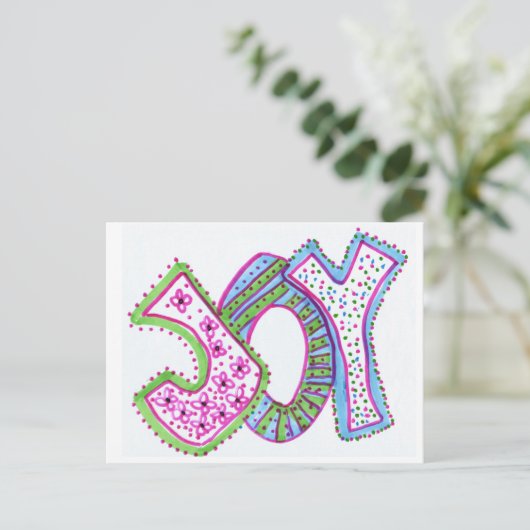 Joy Briefkaart (Staand voorkant)