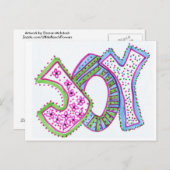 Joy Briefkaart (Voorkant / Achterkant)