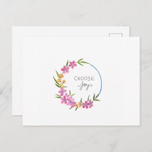 Joy Briefkaart (Voorkant / Achterkant)