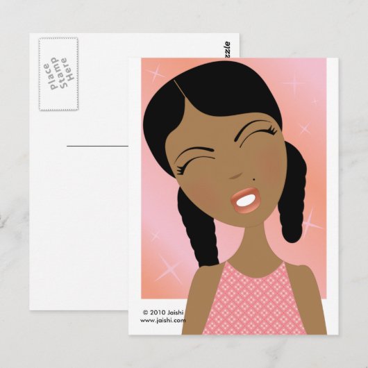 Joy Briefkaart (Voorkant / Achterkant)