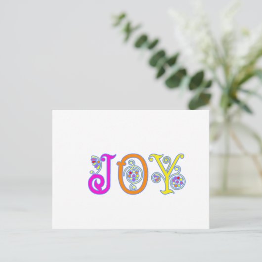 JOY! BRIEFKAART (Staand voorkant)
