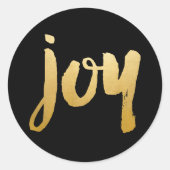 Joy Brush script stickers (Voorkant)
