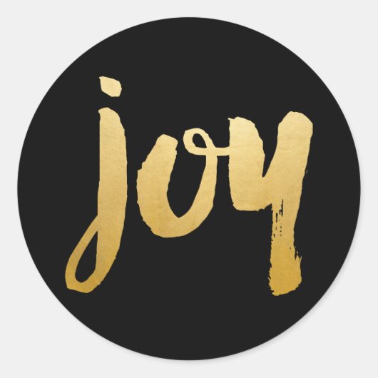 Joy Brush script stickers (Voorkant)