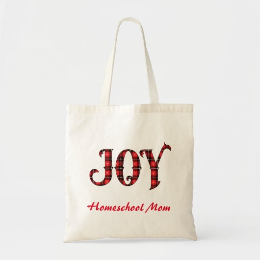 Joy Buffalo Pset Homeschool mama Tote Bag (Voorkant)