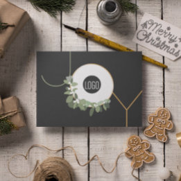 Joy Business Logo Prettige feestdagen Geen fotovak Feestdagenkaart