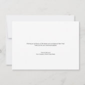 Joy Business Prettige feestdagen Blue Feestdagenkaart (Achterkant)