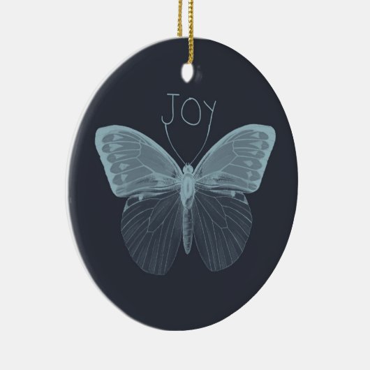 Joy Butterfly Keramisch Ornament (Rechts)