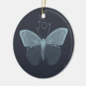 Joy Butterfly Keramisch Ornament (Links)