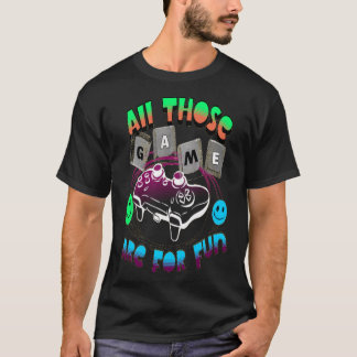 Joy Button: waar elk spel puur en ongefilterd is T-shirt