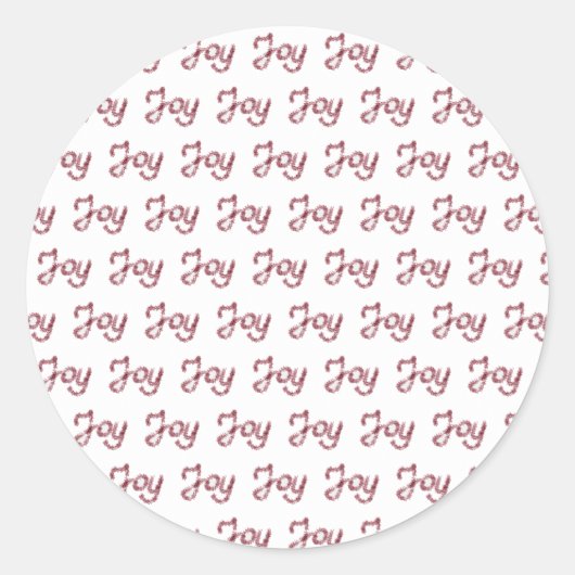 Joy cadeau stickers voor de beste geschenken (Voorkant)