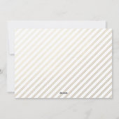 Joy Calligraphy Faux Folie Foto Feestdagenkaart (Achterkant)