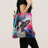 'Joy' canvas tas van de  van de kogeldierenkrant B (Dichtbij)