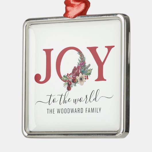 Joy Ceramic Ornament (Links)