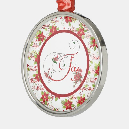 Joy Ceramic Ornament (Links)