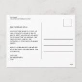 JOY Charming Santa Kerst Ornament Kerstmis Feestdagenkaart (Achterkant)