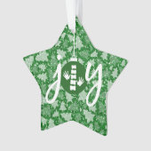 JOY Chiropractic/Chiropractor-kerstsierente Ornament (voorkant)