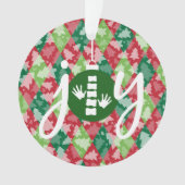 JOY Chiropractic/Chiropractor-kerstsierente Ornament (voorkant)