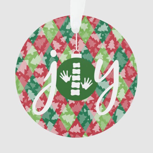 JOY Chiropractic/Chiropractor-kerstsierente Ornament (voorkant)