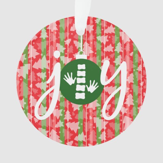 JOY Chiropractic/Chiropractor-kerstsierente Ornament (voorkant)