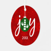 JOY Chiropractic/Chiropractor Ornament (Voorkant links)