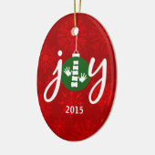 JOY Chiropractic/Chiropractor Oval Ornament (Links)