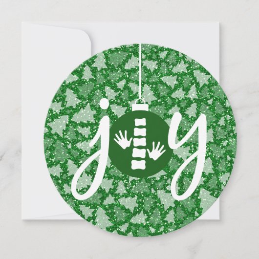 JOY Chiropractic Flat Holiday kerstkaarten Feestdagenkaart (Voorkant)