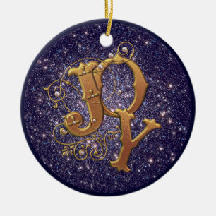 Joy Christelijk kerstdecoratie Keramisch Ornament