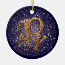 Joy Christelijke kerstversiering Keramisch Ornament